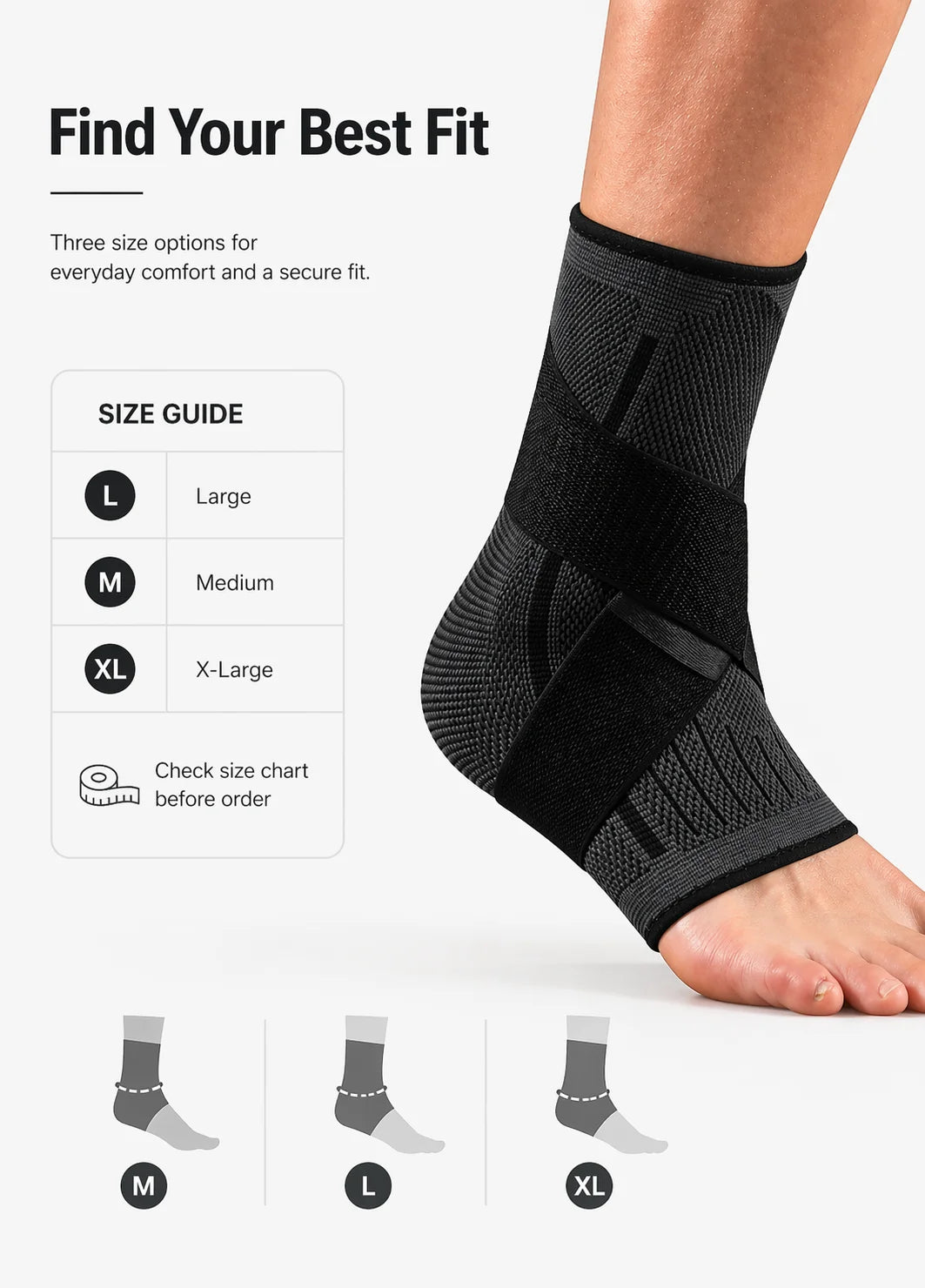 RecoverZone Ankle Support
