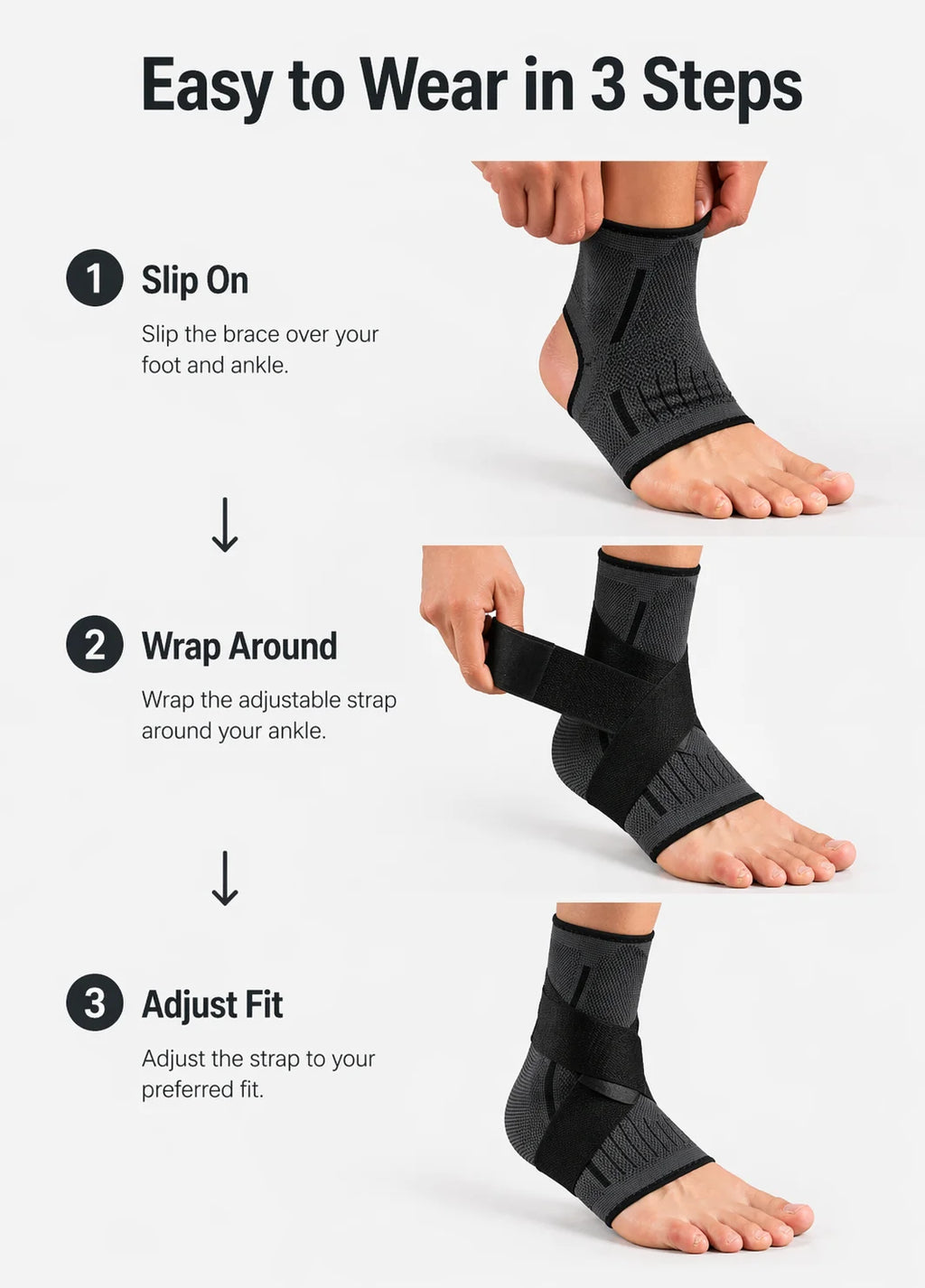 RecoverZone Ankle Support