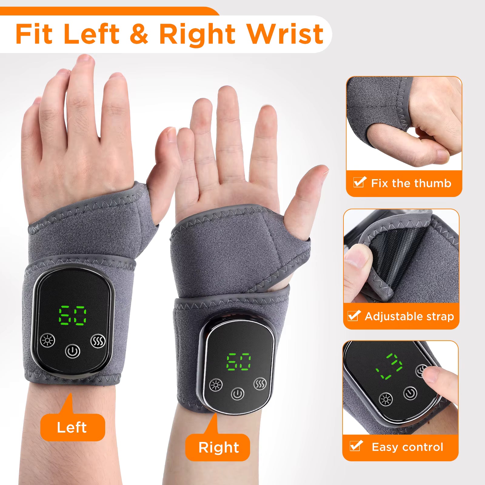 RecoverZone HeatWrap – Ankle & Wrist