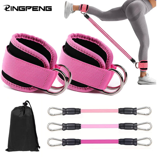 Ankle Resistance Strap Set – Glute & Leg Training